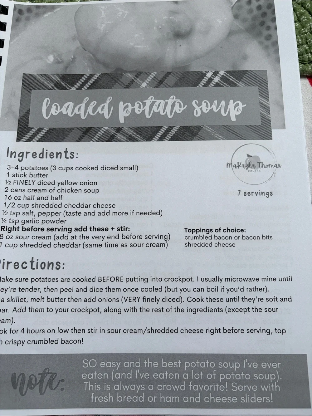 Eat, Drink & be Merry cookbook by Makayla Thomas